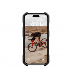 Apple iPhone 15 Pro Coque Urban Armor Gear Essential Étui haut de gamme  MagSAFE  Noir