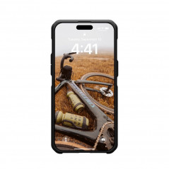 Apple iPhone 15 Pro Max Coque Urban Armor Gear Metropolis LT Étui haut de gamme  Noir kevlar