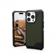 Apple iPhone 15 Pro Coque Urban Armor Gear Metropolis LT Étui haut de gamme  Olive kevlar