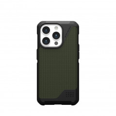 Apple iPhone 15 Pro Coque Urban Armor Gear Metropolis LT Étui haut de gamme  Olive kevlar