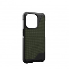 Apple iPhone 15 Pro Coque Urban Armor Gear Metropolis LT Étui haut de gamme  Olive kevlar