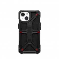 Apple iPhone 15 Coque Urban Armor Gear Monarch Étui haut de gamme  MagSAFE  Noir kevlar