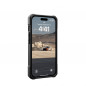 Apple iPhone 15 Coque Urban Armor Gear Monarch Étui haut de gamme  MagSAFE  Noir kevlar
