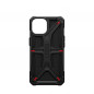 Apple iPhone 15 Coque Urban Armor Gear Monarch Étui haut de gamme  MagSAFE  Noir kevlar