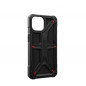Apple iPhone 15 Coque Urban Armor Gear Monarch Étui haut de gamme  MagSAFE  Noir kevlar