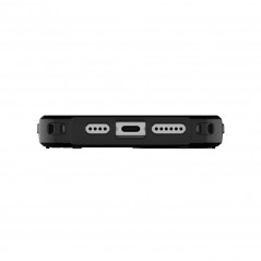 Apple iPhone 15 Plus Coque Urban Armor Gear Monarch Étui haut de gamme  MagSAFE  Noir kevlar