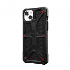 Apple iPhone 15 Plus Coque Urban Armor Gear Monarch Étui haut de gamme  MagSAFE  Noir kevlar