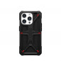 Apple iPhone 15 Pro Coque Urban Armor Gear Monarch Étui haut de gamme  MagSAFE  Noir kevlar