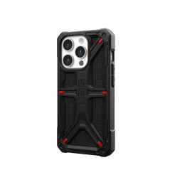 Apple iPhone 15 Pro Coque Urban Armor Gear Monarch Étui haut de gamme  MagSAFE  Noir kevlar