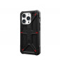 Apple iPhone 15 Pro Coque Urban Armor Gear Monarch Étui haut de gamme  MagSAFE  Noir kevlar