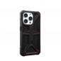 Apple iPhone 15 Pro Coque Urban Armor Gear Monarch Étui haut de gamme  MagSAFE  Noir kevlar