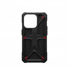 Apple iPhone 15 Pro Coque Urban Armor Gear Monarch Étui haut de gamme  MagSAFE  Noir kevlar