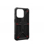 Apple iPhone 15 Pro Coque Urban Armor Gear Monarch Étui haut de gamme  MagSAFE  Noir kevlar