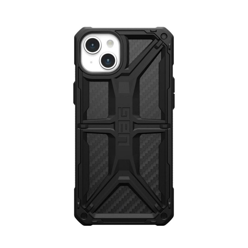 Apple iPhone 15 Plus Coque Urban Armor Gear Monarch Étui haut de gamme  MagSAFE  Fibre de carbone