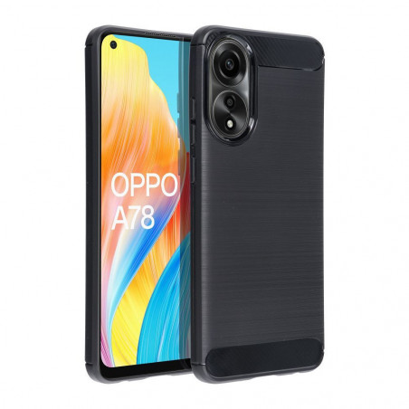 Oppo A78 4G Coque Carbon Élégant  Noir