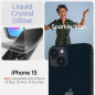Apple iPhone 15 Coque Spigen Liquid Crystal Clair comme du cristal  Cristal scintillant