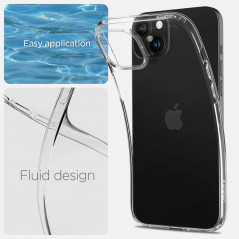 Apple iPhone 15 Plus Coque Spigen Liquid Crystal Clair comme du cristal  Transparent