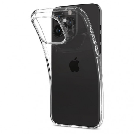 Apple iPhone 15 Pro Max Coque Spigen Liquid Crystal Clair comme du cristal  Transparent
