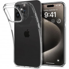 Apple iPhone 15 Pro Max Coque Spigen Liquid Crystal Clair comme du cristal  Transparent