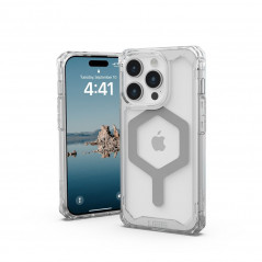 Apple iPhone 15 Pro Coque Urban Armor Gear Plyo Étui haut de gamme  MagSAFE  Argent glacé