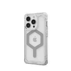 Apple iPhone 15 Pro Coque Urban Armor Gear Plyo Étui haut de gamme  MagSAFE  Argent glacé