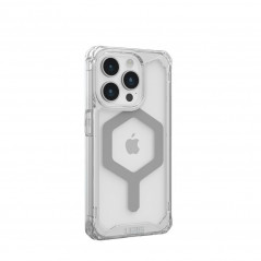 Apple iPhone 15 Pro Coque Urban Armor Gear Plyo Étui haut de gamme  MagSAFE  Argent glacé