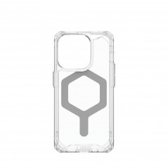 Apple iPhone 15 Pro Coque Urban Armor Gear Plyo Étui haut de gamme  MagSAFE  Argent glacé