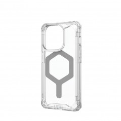 Apple iPhone 15 Pro Coque Urban Armor Gear Plyo Étui haut de gamme  MagSAFE  Argent glacé