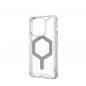 Apple iPhone 15 Pro Coque Urban Armor Gear Plyo Étui haut de gamme  MagSAFE  Argent glacé