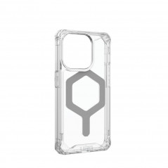 Apple iPhone 15 Pro Coque Urban Armor Gear Plyo Étui haut de gamme  MagSAFE  Argent glacé