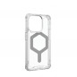 Apple iPhone 15 Pro Coque Urban Armor Gear Plyo Étui haut de gamme  MagSAFE  Argent glacé
