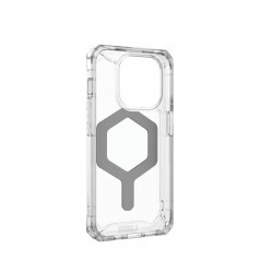Apple iPhone 15 Pro Coque Urban Armor Gear Plyo Étui haut de gamme  MagSAFE  Argent glacé