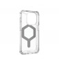 Apple iPhone 15 Pro Coque Urban Armor Gear Plyo Étui haut de gamme  MagSAFE  Argent glacé