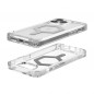 Apple iPhone 15 Pro Max Coque Urban Armor Gear Plyo Étui haut de gamme  MagSAFE  Argent glacé