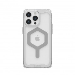 Apple iPhone 15 Pro Max Coque Urban Armor Gear Plyo Étui haut de gamme  MagSAFE  Argent glacé