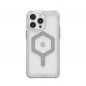 Apple iPhone 15 Pro Max Coque Urban Armor Gear Plyo Étui haut de gamme  MagSAFE  Argent glacé