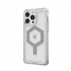 Apple iPhone 15 Pro Max Coque Urban Armor Gear Plyo Étui haut de gamme  MagSAFE  Argent glacé