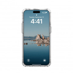 Apple iPhone 15 Pro Max Coque Urban Armor Gear Plyo Étui haut de gamme  MagSAFE  Argent glacé