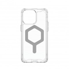 Apple iPhone 15 Pro Max Coque Urban Armor Gear Plyo Étui haut de gamme  MagSAFE  Argent glacé