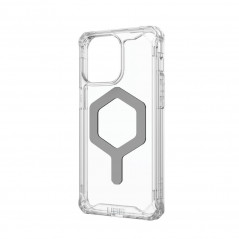 Apple iPhone 15 Pro Max Coque Urban Armor Gear Plyo Étui haut de gamme  MagSAFE  Argent glacé