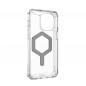 Apple iPhone 15 Pro Max Coque Urban Armor Gear Plyo Étui haut de gamme  MagSAFE  Argent glacé