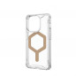 Apple iPhone 15 Pro Coque Urban Armor Gear Plyo Étui haut de gamme  MagSAFE  Or de glace