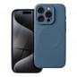 Apple iPhone 15 Pro Coque Silicone Mag Cover MagSAFE  Bleu
