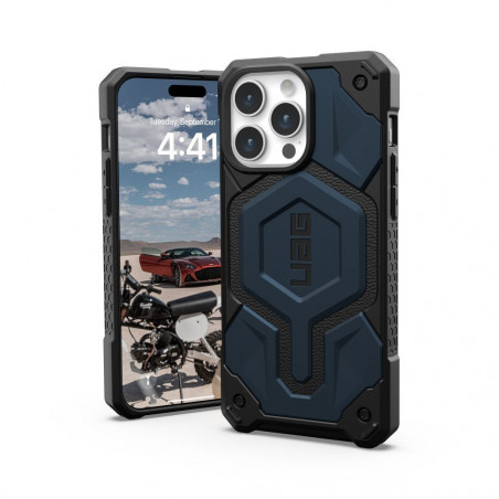 Apple iPhone 15 Pro Max Coque Urban Armor Gear Monarch Pro MagSAFE  Noir kevlar