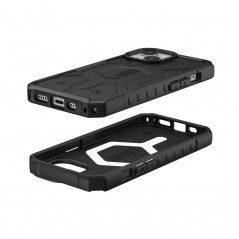 Apple iPhone 15 Coque Urban Armor Gear Pathfinder Étui haut de gamme  MagSAFE  Noir