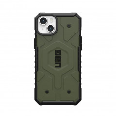 Apple iPhone 15 Plus Coque Urban Armor Gear Pathfinder Étui haut de gamme  MagSAFE  Olive