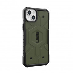 Apple iPhone 15 Plus Coque Urban Armor Gear Pathfinder Étui haut de gamme  MagSAFE  Olive