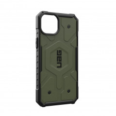 Apple iPhone 15 Plus Coque Urban Armor Gear Pathfinder Étui haut de gamme  MagSAFE  Olive