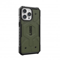 Apple iPhone 15 Pro Max Coque Urban Armor Gear Pathfinder Étui haut de gamme  MagSAFE  Olive