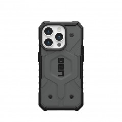 Apple iPhone 15 Pro Coque Urban Armor Gear Pathfinder Étui haut de gamme  MagSAFE  Argenté